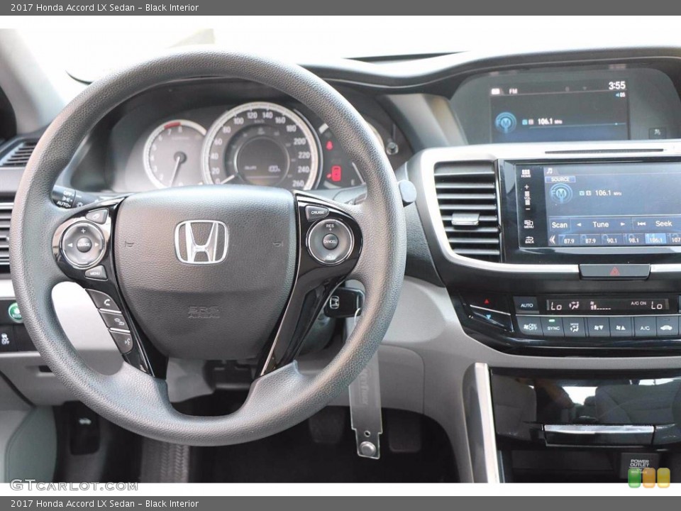 Black Interior Controls for the 2017 Honda Accord LX Sedan #139639416