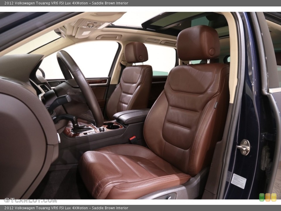 Saddle Brown Interior Photo for the 2012 Volkswagen Touareg VR6 FSI Lux 4XMotion #139639446