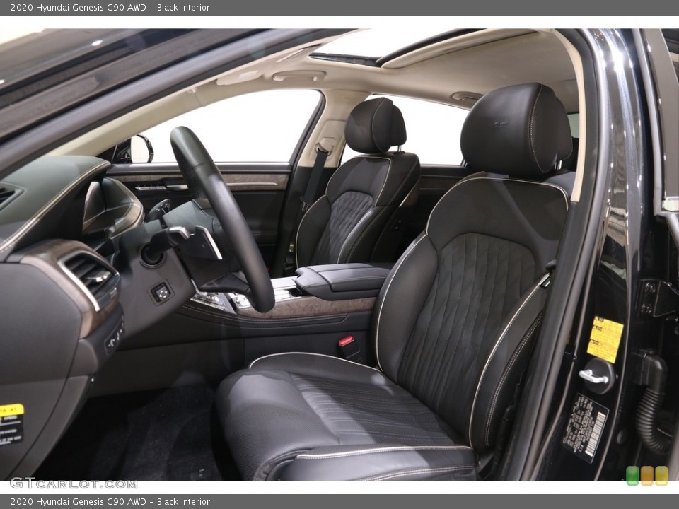 Black Interior Photo for the 2020 Hyundai Genesis G90 AWD #139642914