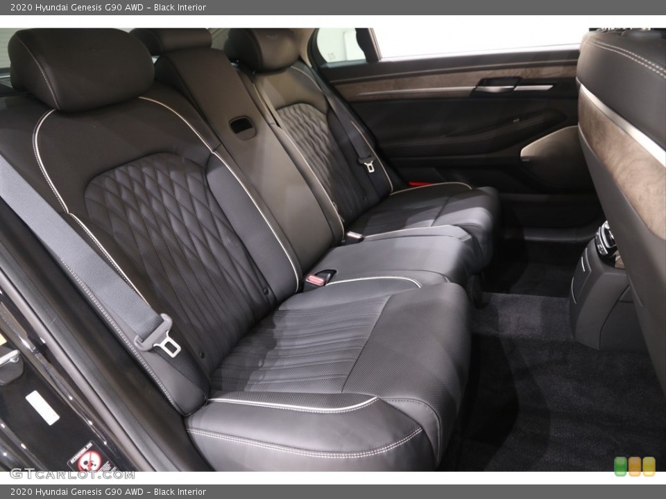 Black Interior Rear Seat for the 2020 Hyundai Genesis G90 AWD #139643103