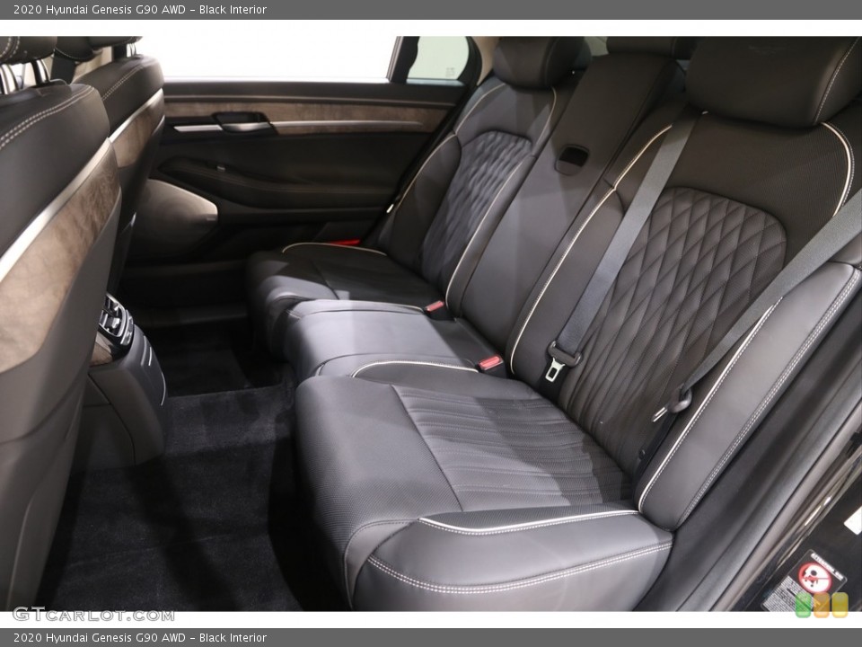Black Interior Rear Seat for the 2020 Hyundai Genesis G90 AWD #139643118