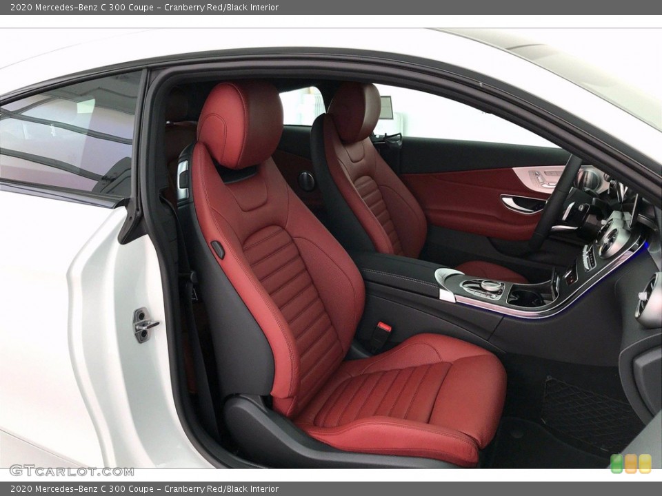 Cranberry Red/Black Interior Photo for the 2020 Mercedes-Benz C 300 Coupe #139647089