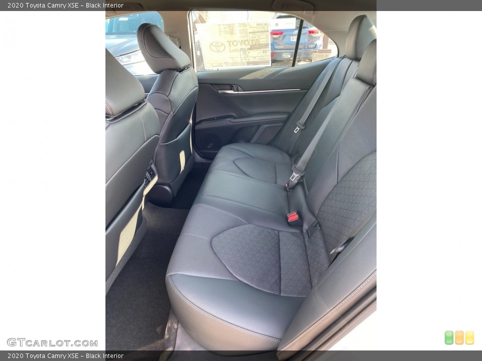 Black Interior Rear Seat for the 2020 Toyota Camry XSE #139649629