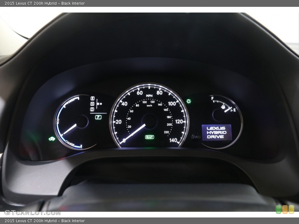 Black Interior Gauges for the 2015 Lexus CT 200h Hybrid #139650772