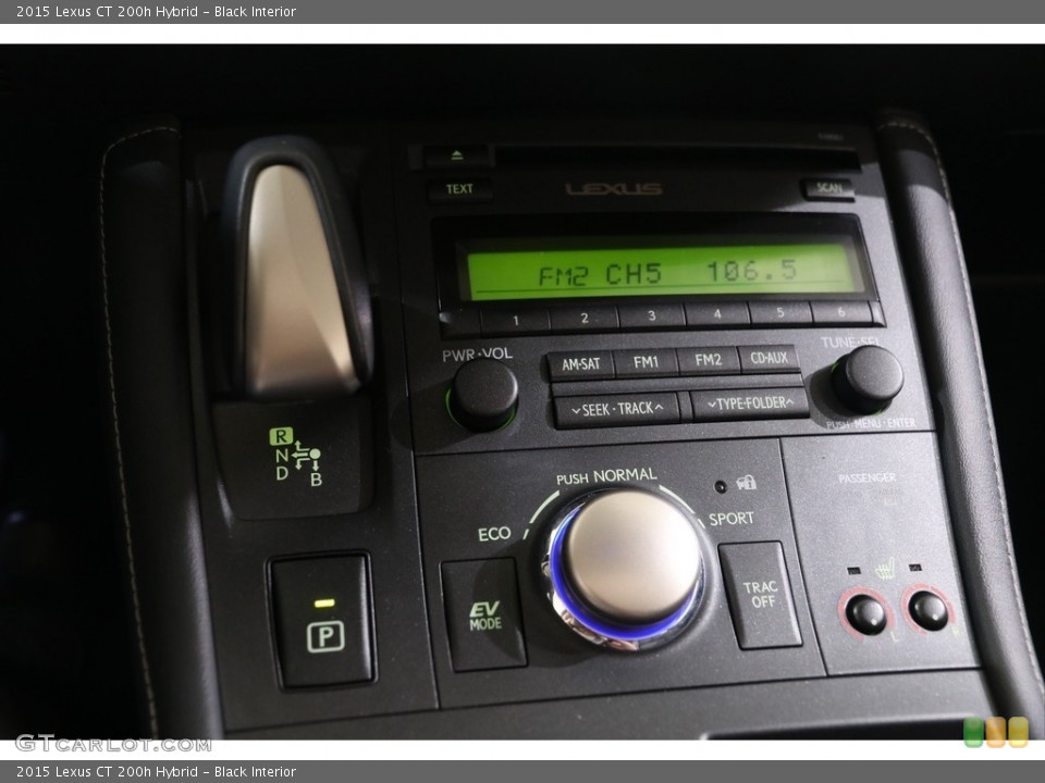Black Interior Controls for the 2015 Lexus CT 200h Hybrid #139650865
