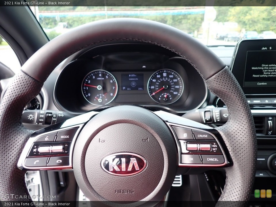 Black Interior Steering Wheel for the 2021 Kia Forte GT-Line #139651045