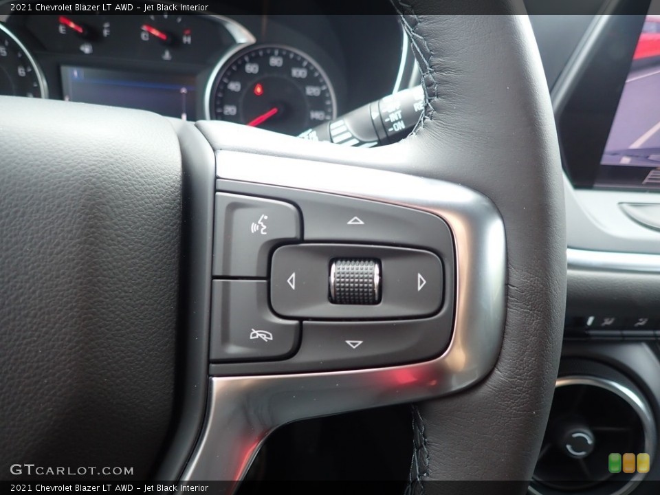 Jet Black Interior Steering Wheel for the 2021 Chevrolet Blazer LT AWD #139651534
