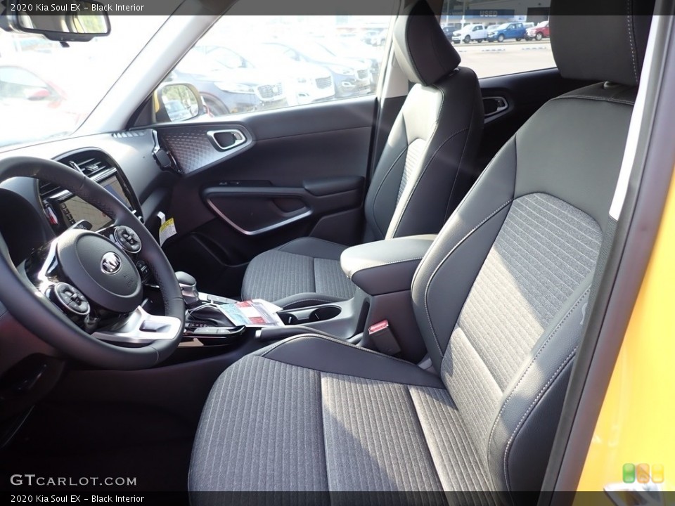 Black Interior Front Seat for the 2020 Kia Soul EX #139651822