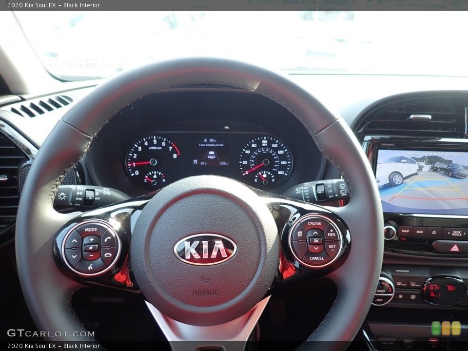 Black Interior Steering Wheel for the 2020 Kia Soul EX #139652005
