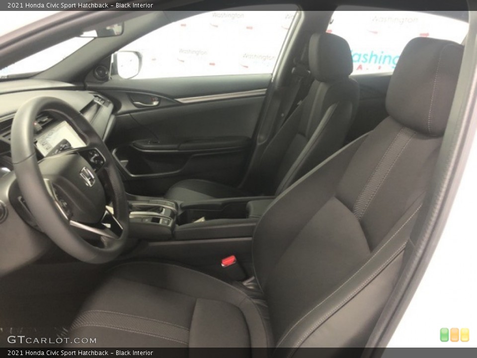 Black Interior Photo for the 2021 Honda Civic Sport Hatchback #139652809