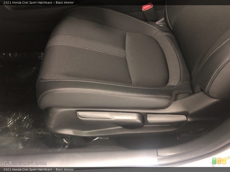 Black Interior Front Seat for the 2021 Honda Civic Sport Hatchback #139652869