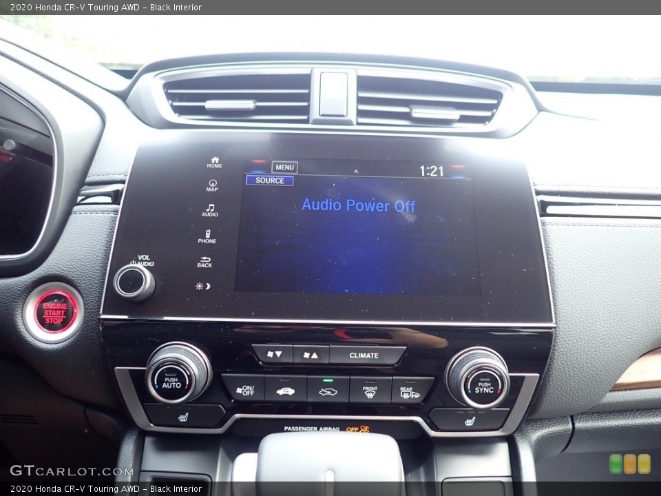 Black Interior Controls for the 2020 Honda CR-V Touring AWD #139653355