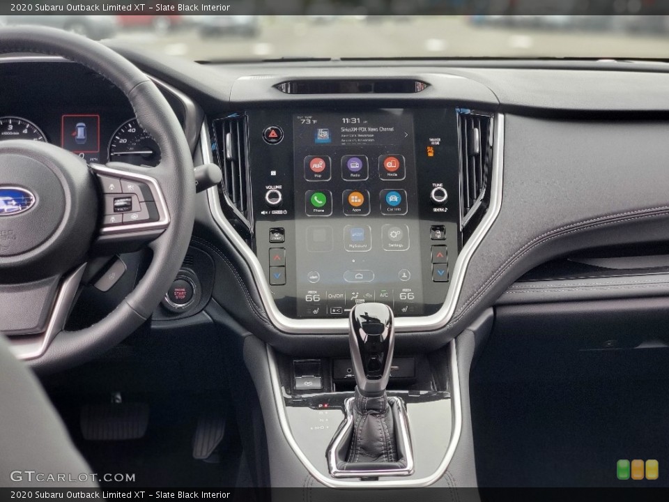 Slate Black Interior Controls for the 2020 Subaru Outback Limited XT #139654768