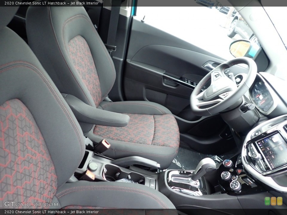 Jet Black Interior Front Seat for the 2020 Chevrolet Sonic LT Hatchback #139655179
