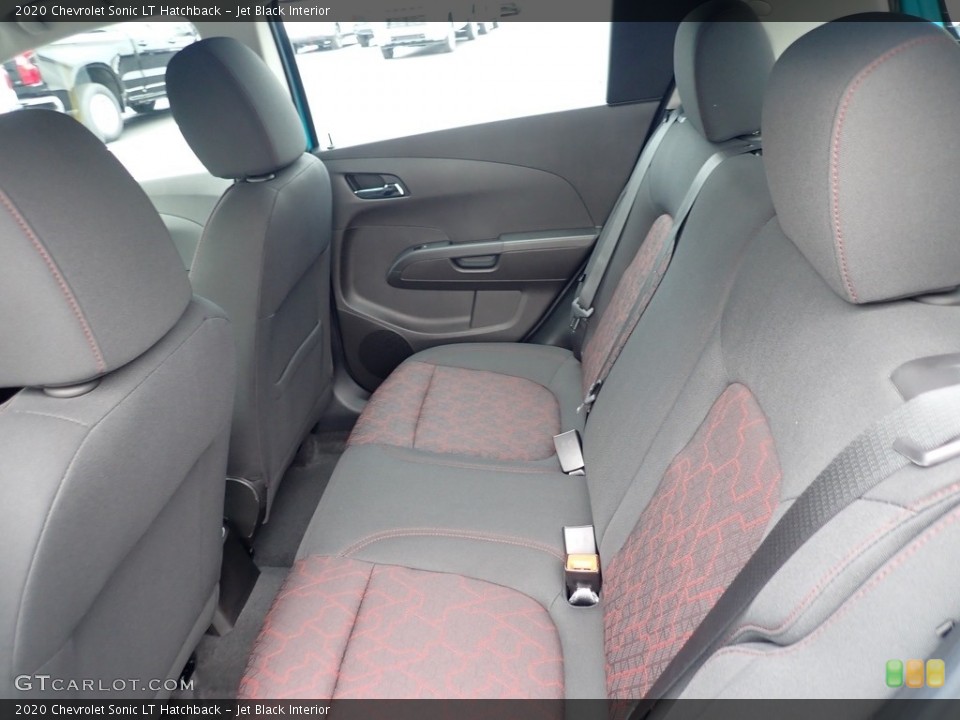 Jet Black Interior Rear Seat for the 2020 Chevrolet Sonic LT Hatchback #139655221
