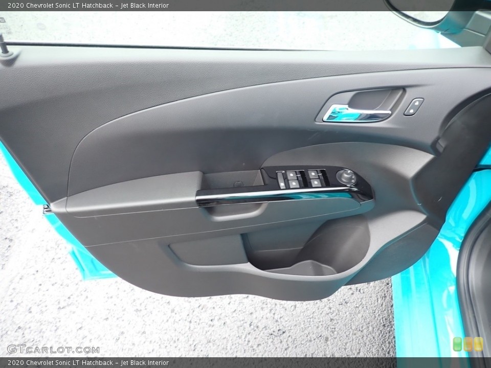 Jet Black Interior Door Panel for the 2020 Chevrolet Sonic LT Hatchback #139655269