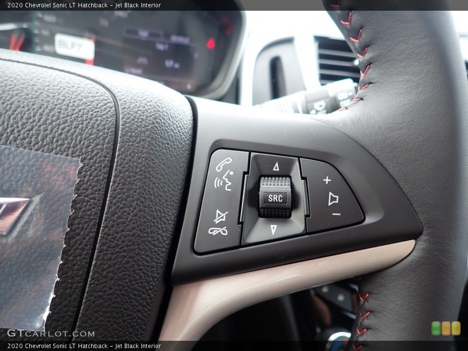 Jet Black Interior Steering Wheel for the 2020 Chevrolet Sonic LT Hatchback #139655377