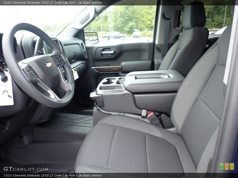 Jet Black Interior Front Seat for the 2020 Chevrolet Silverado 1500 LT Crew Cab 4x4 #139655707