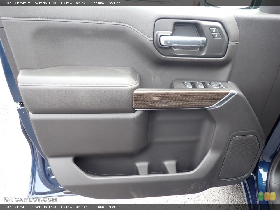 Jet Black Interior Door Panel for the 2020 Chevrolet Silverado 1500 LT Crew Cab 4x4 #139655725