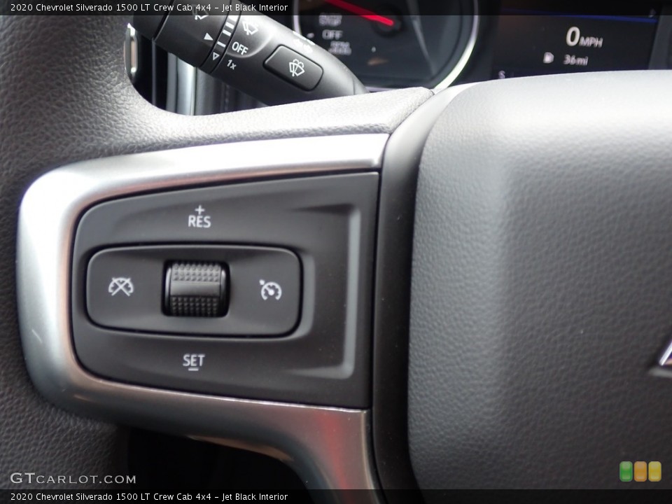 Jet Black Interior Steering Wheel for the 2020 Chevrolet Silverado 1500 LT Crew Cab 4x4 #139655827