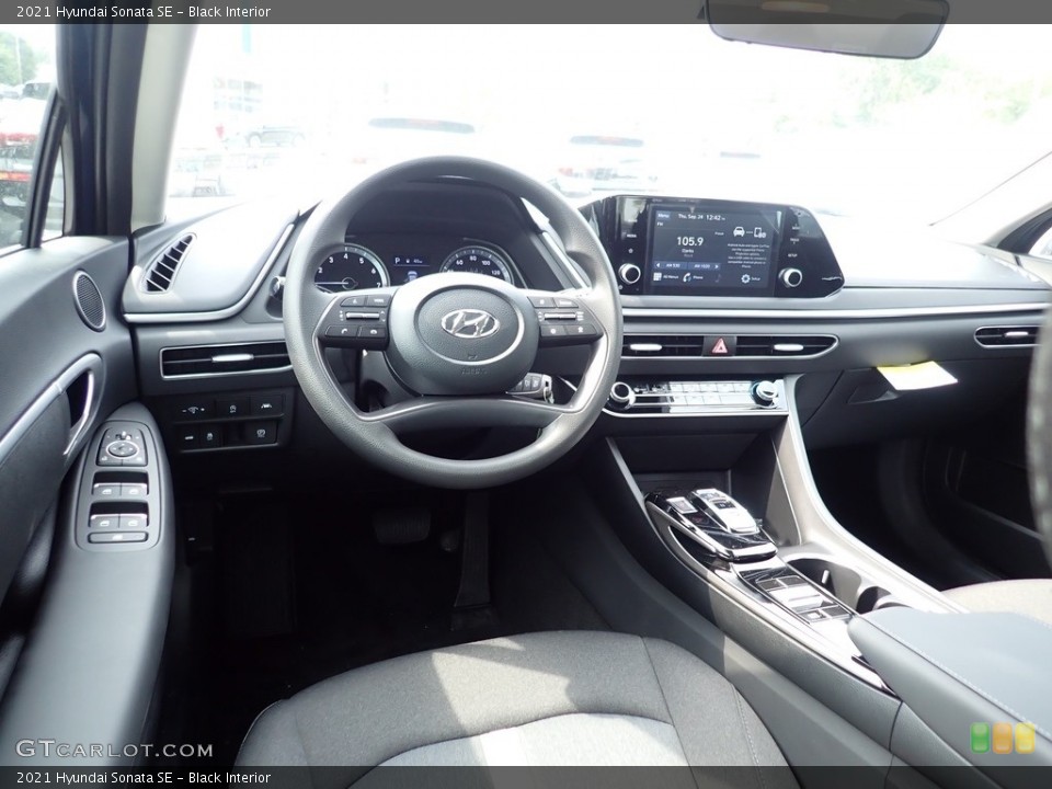 Black Interior Photo for the 2021 Hyundai Sonata SE #139655932
