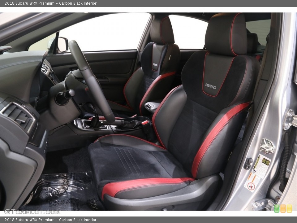 Carbon Black Interior Front Seat for the 2018 Subaru WRX Premium #139657398