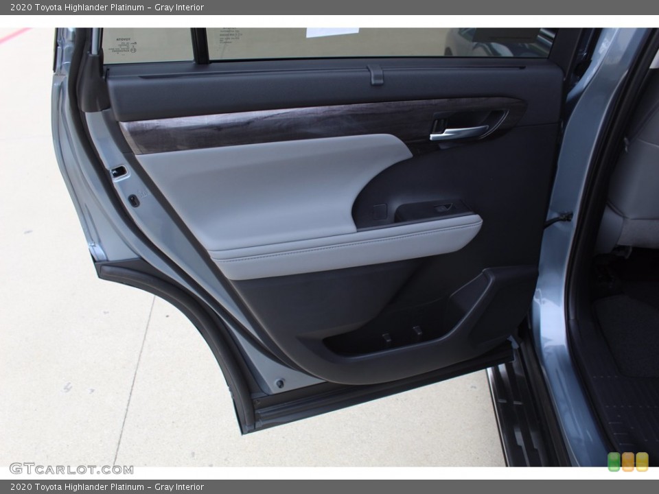 Gray Interior Door Panel for the 2020 Toyota Highlander Platinum #139658227
