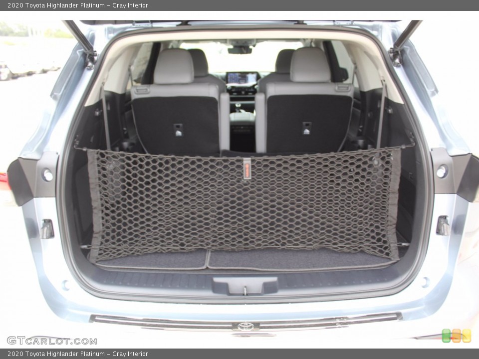 Gray Interior Trunk for the 2020 Toyota Highlander Platinum #139658266