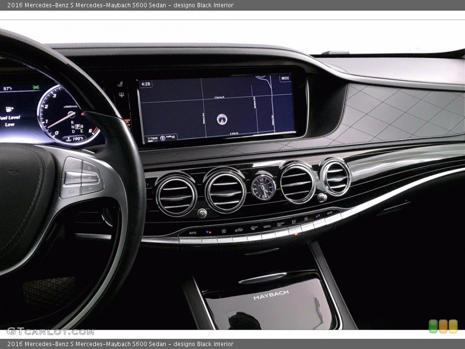 designo Black Interior Controls for the 2016 Mercedes-Benz S Mercedes-Maybach S600 Sedan #139658767