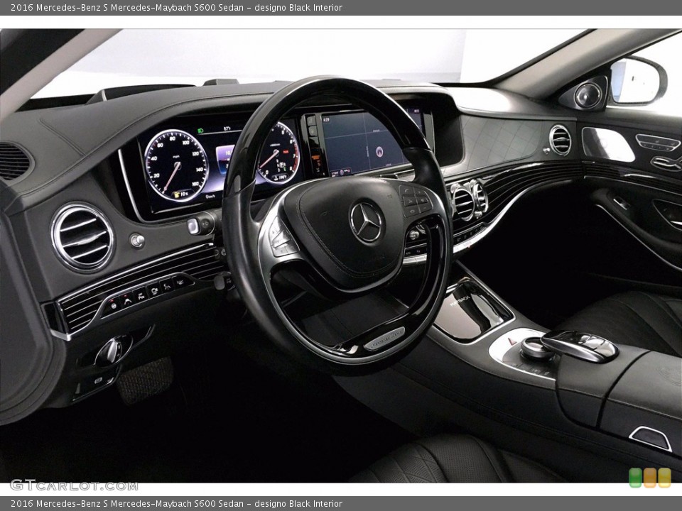 designo Black Interior Dashboard for the 2016 Mercedes-Benz S Mercedes-Maybach S600 Sedan #139658854