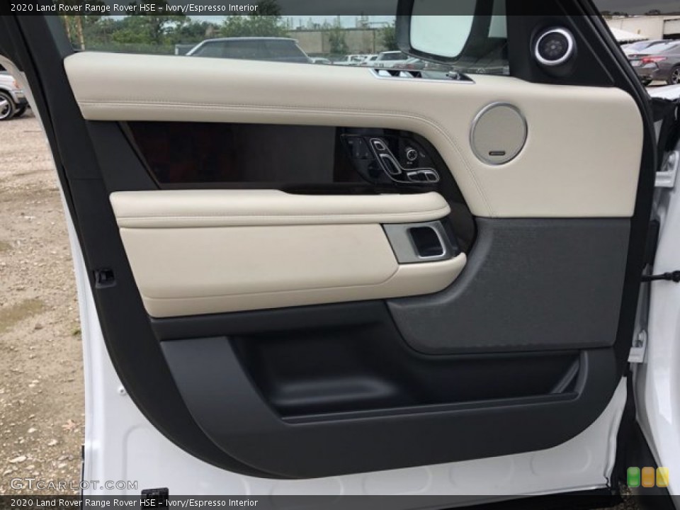 Ivory/Espresso Interior Door Panel for the 2020 Land Rover Range Rover HSE #139661011