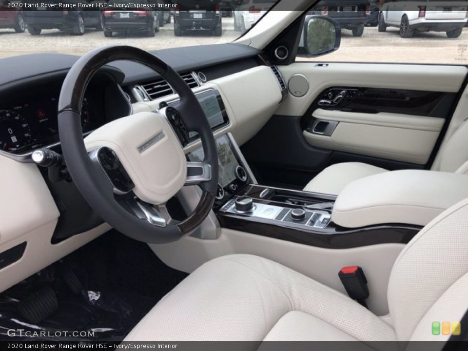 Ivory/Espresso Interior Photo for the 2020 Land Rover Range Rover HSE #139661056