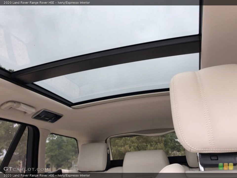 Ivory/Espresso Interior Sunroof for the 2020 Land Rover Range Rover HSE #139661293