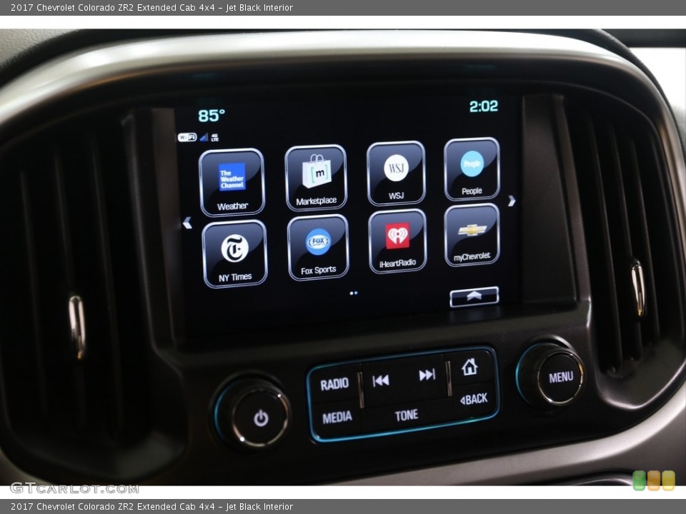 Jet Black Interior Controls for the 2017 Chevrolet Colorado ZR2 Extended Cab 4x4 #139662028