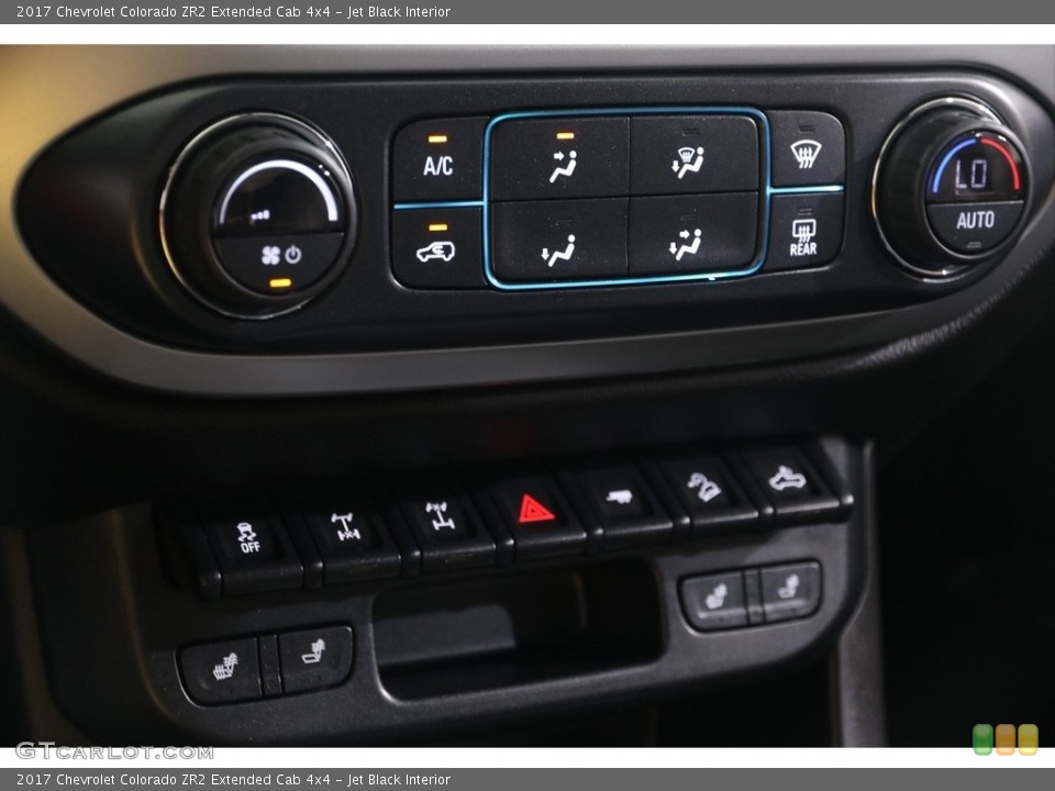 Jet Black Interior Controls for the 2017 Chevrolet Colorado ZR2 Extended Cab 4x4 #139662265