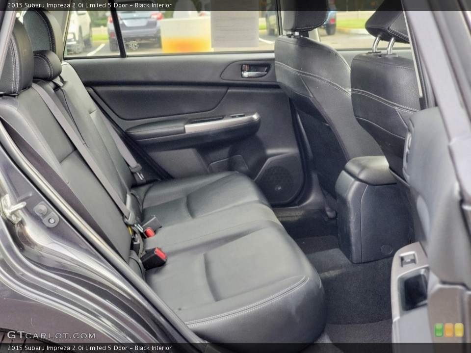 Black Interior Rear Seat for the 2015 Subaru Impreza 2.0i Limited 5 Door #139662985