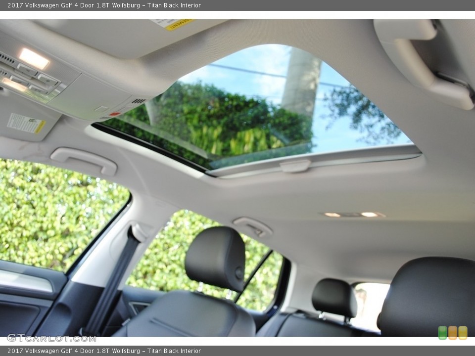 Titan Black Interior Sunroof for the 2017 Volkswagen Golf 4 Door 1.8T Wolfsburg #139663807