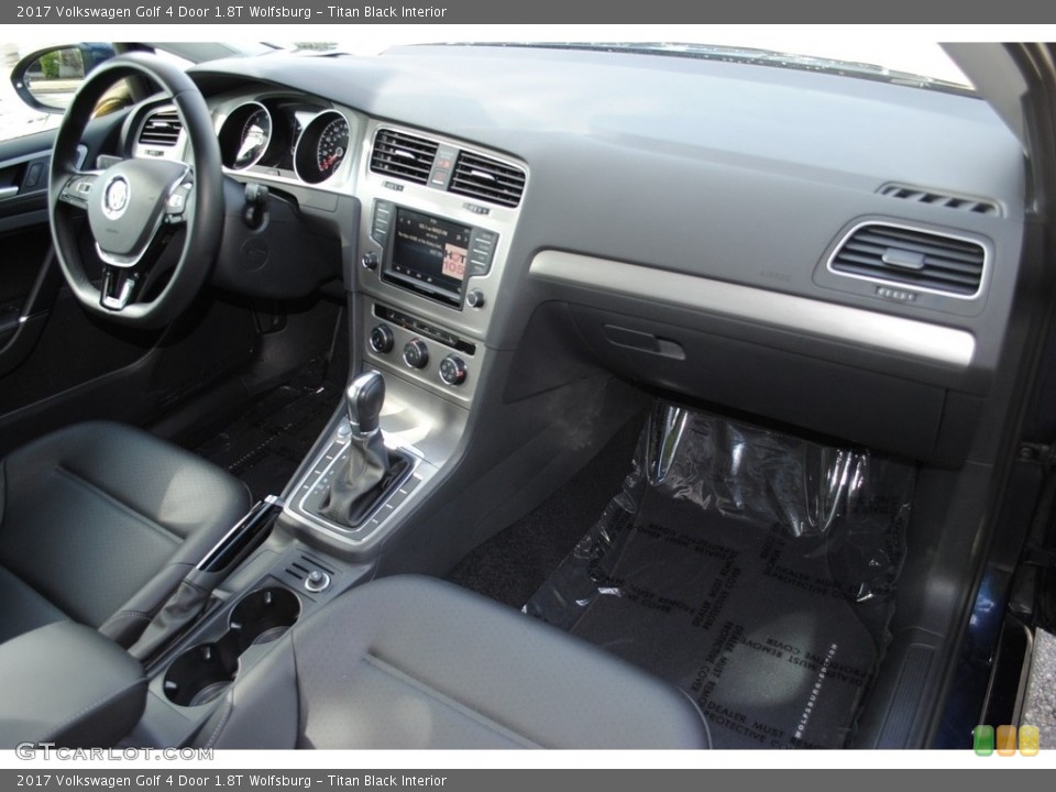 Titan Black Interior Dashboard for the 2017 Volkswagen Golf 4 Door 1.8T Wolfsburg #139663849