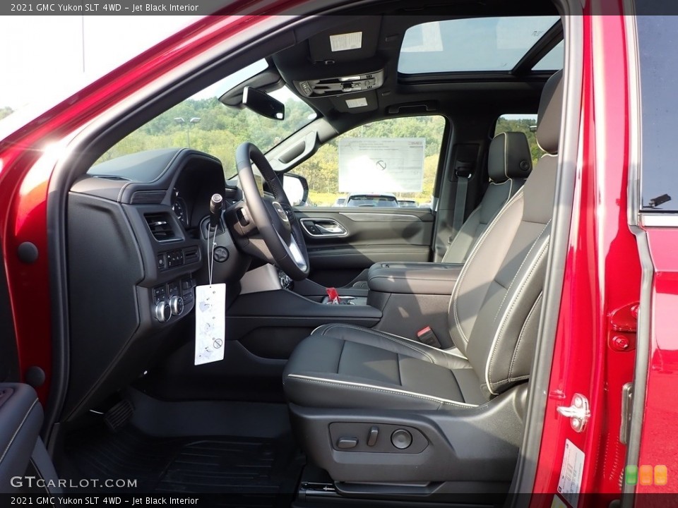 Jet Black Interior Front Seat for the 2021 GMC Yukon SLT 4WD #139666101