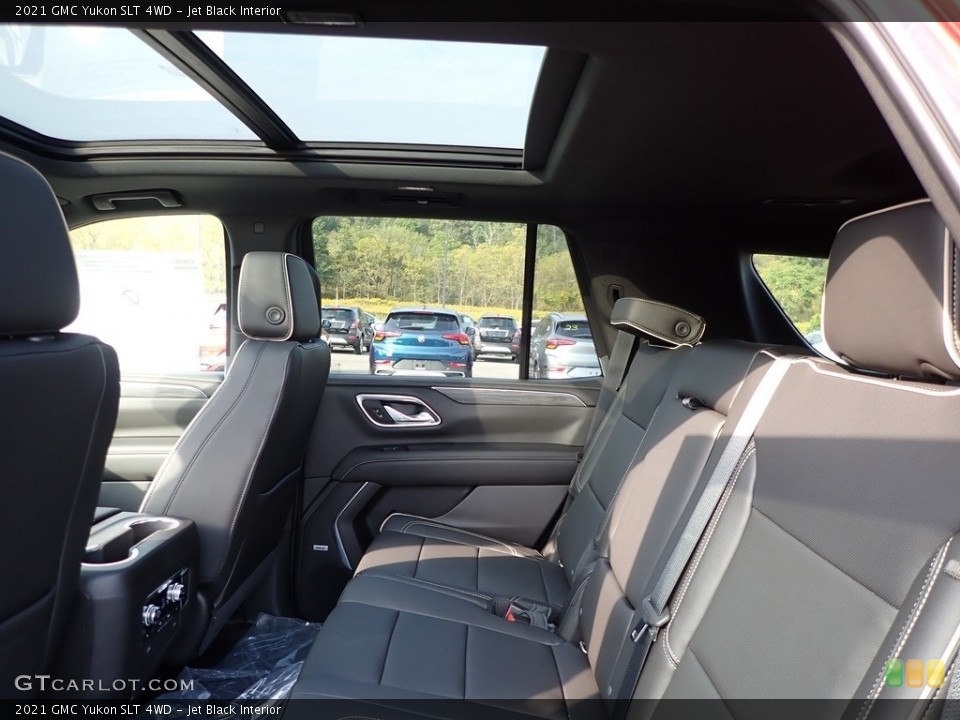 Jet Black Interior Rear Seat for the 2021 GMC Yukon SLT 4WD #139666111