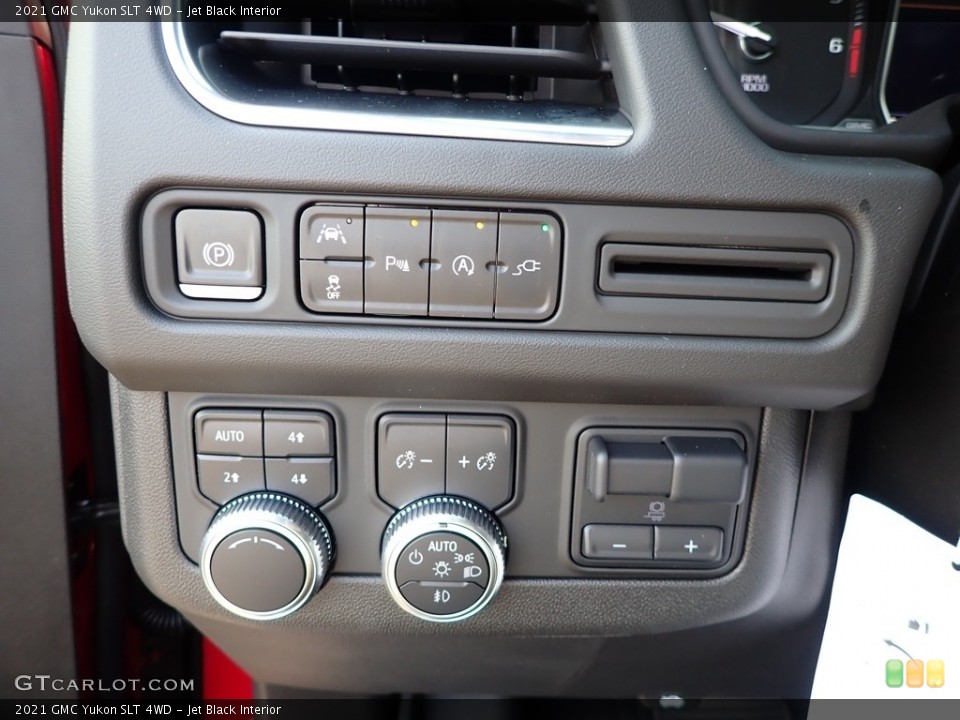 Jet Black Interior Controls for the 2021 GMC Yukon SLT 4WD #139666164