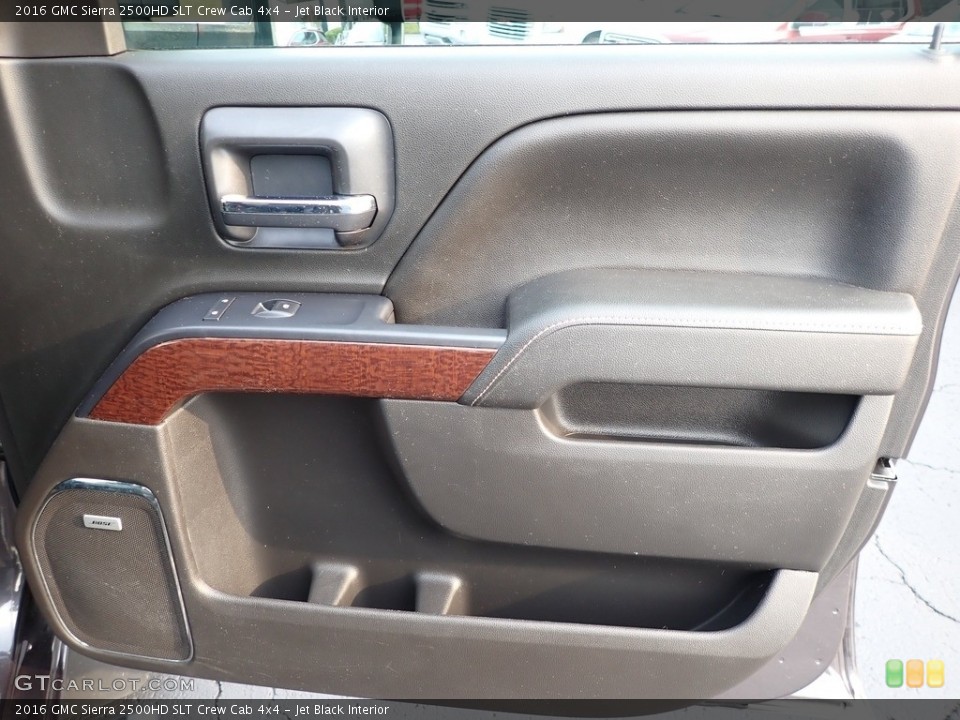 Jet Black Interior Door Panel for the 2016 GMC Sierra 2500HD SLT Crew Cab 4x4 #139670265