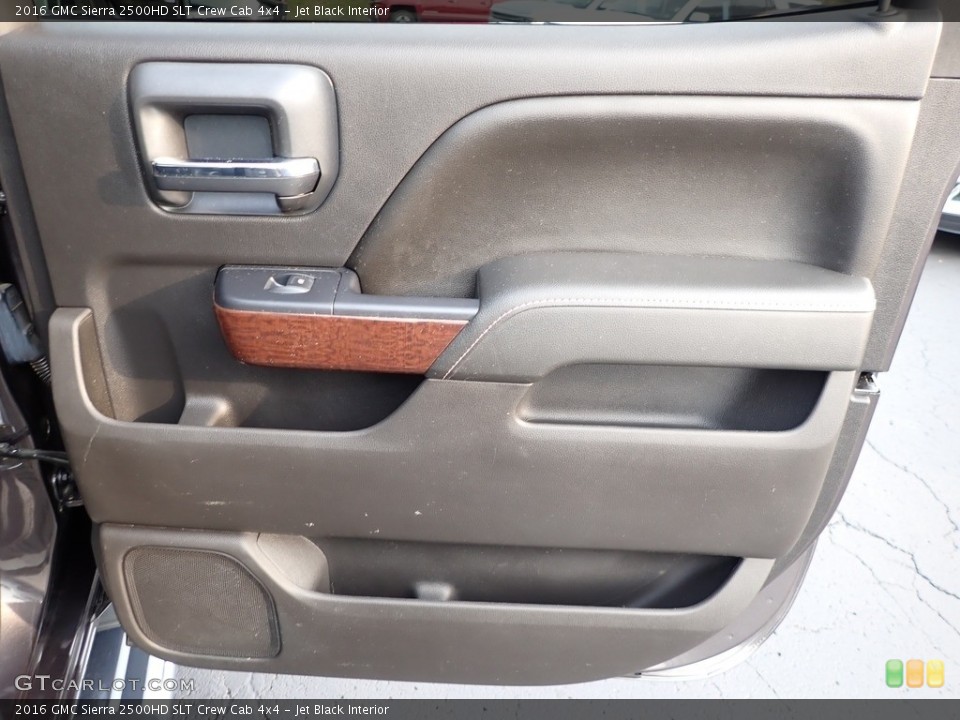 Jet Black Interior Door Panel for the 2016 GMC Sierra 2500HD SLT Crew Cab 4x4 #139670286