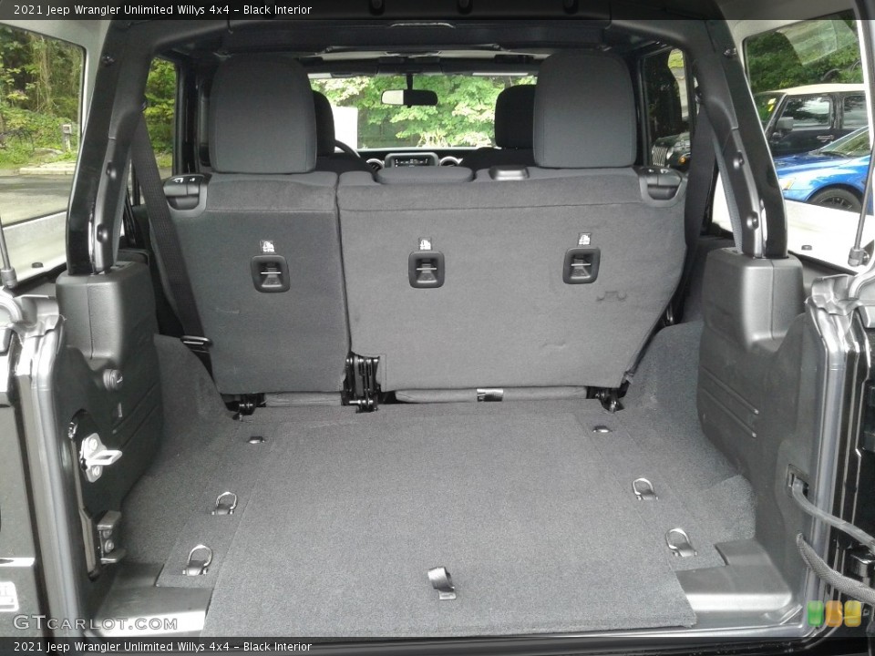 Black Interior Trunk for the 2021 Jeep Wrangler Unlimited Willys 4x4 #139670445