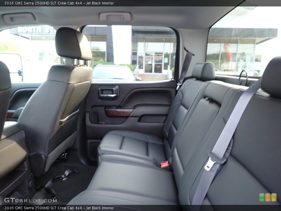Jet Black Interior Rear Seat for the 2016 GMC Sierra 2500HD SLT Crew Cab 4x4 #139670553