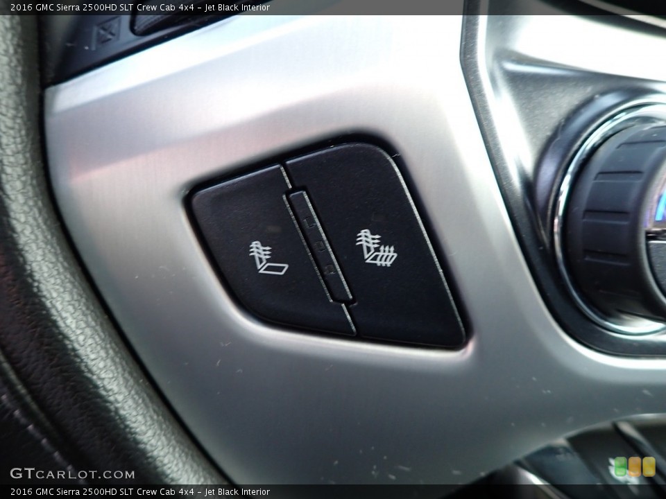 Jet Black Interior Controls for the 2016 GMC Sierra 2500HD SLT Crew Cab 4x4 #139670667