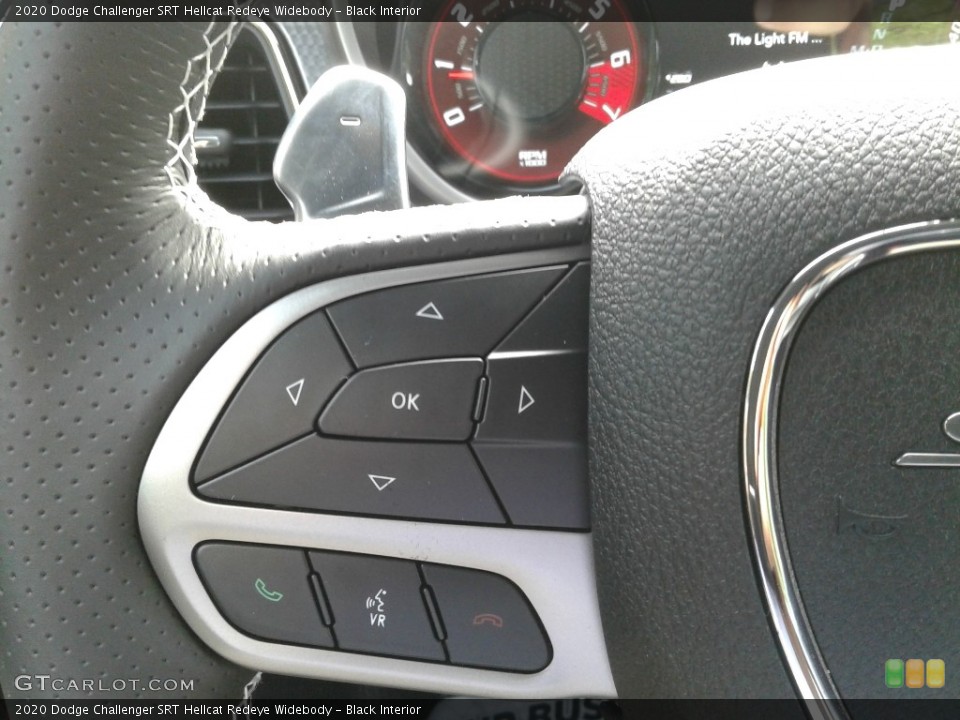 Black Interior Steering Wheel for the 2020 Dodge Challenger SRT Hellcat Redeye Widebody #139670967