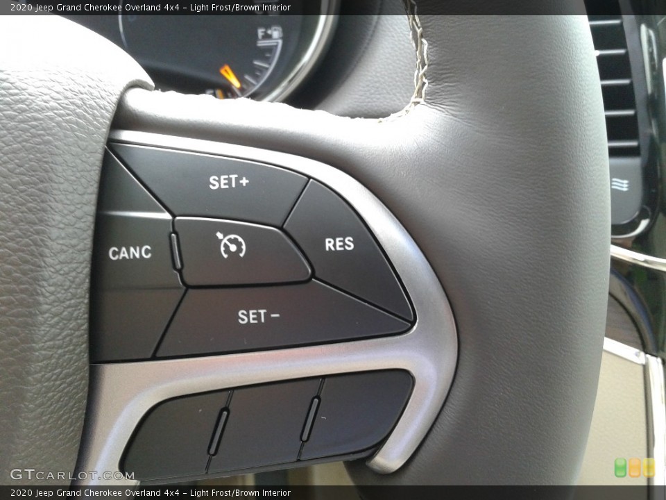 Light Frost/Brown Interior Steering Wheel for the 2020 Jeep Grand Cherokee Overland 4x4 #139671714