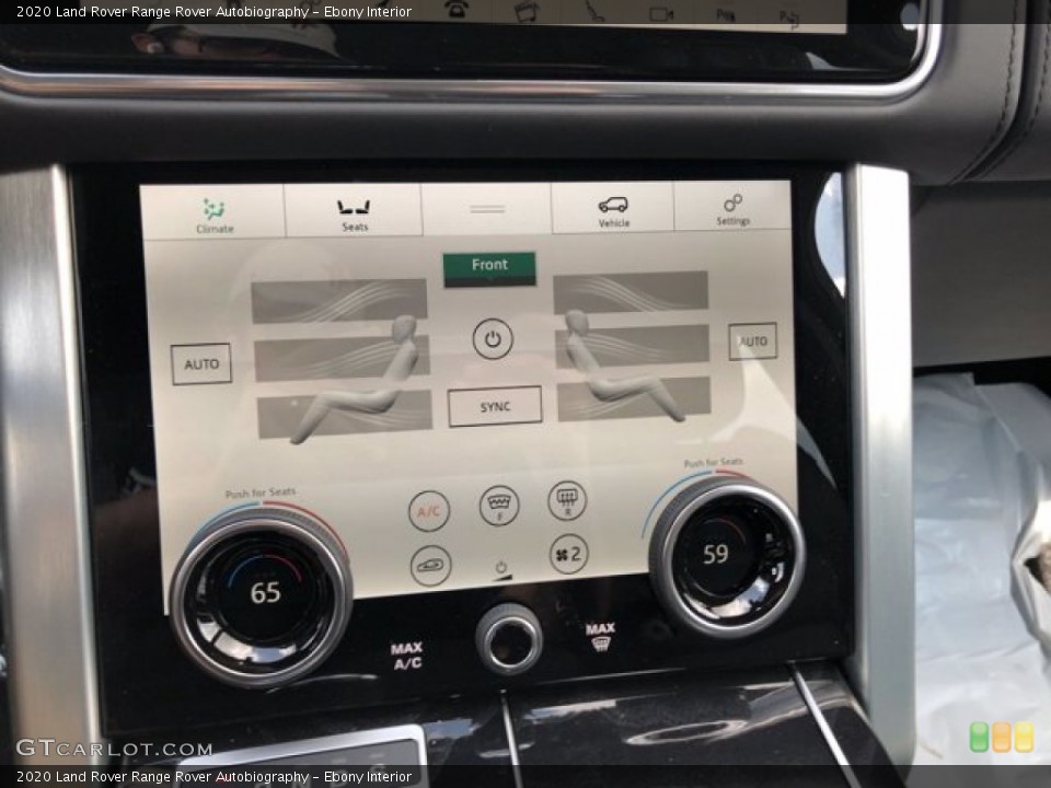 Ebony Interior Controls for the 2020 Land Rover Range Rover Autobiography #139672182