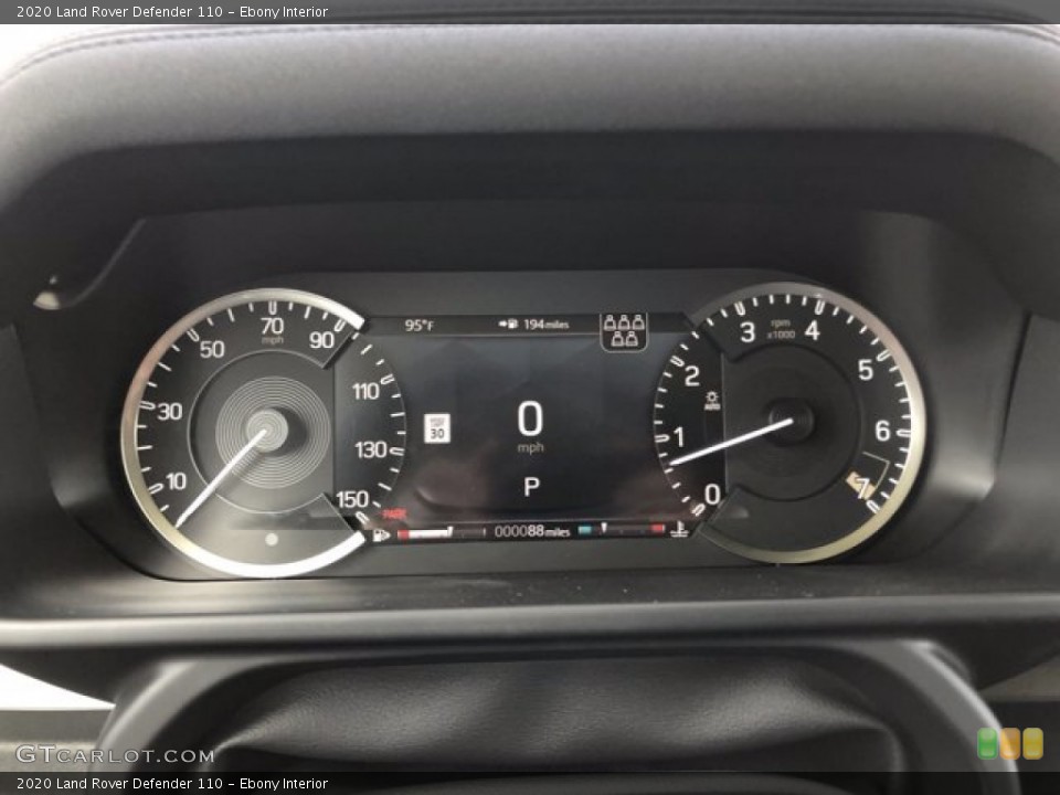 Ebony Interior Gauges for the 2020 Land Rover Defender 110 #139672645